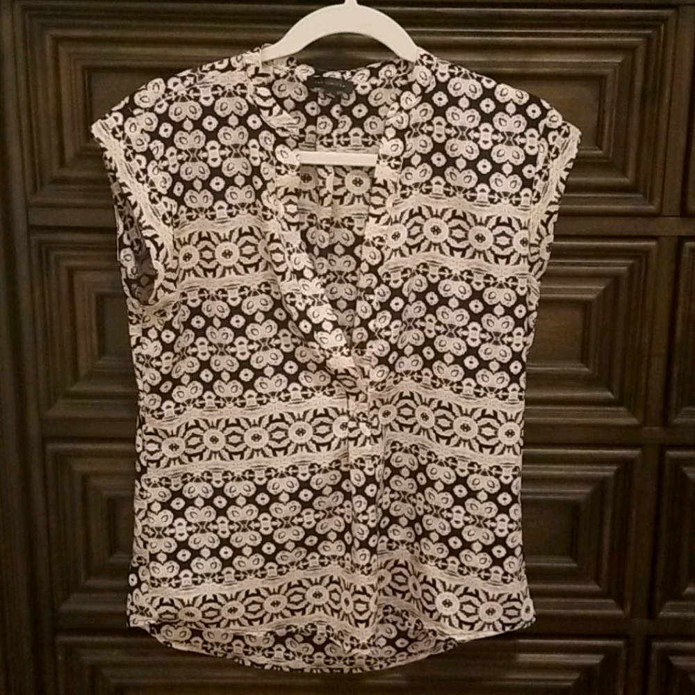 The Limited art-deco blouse